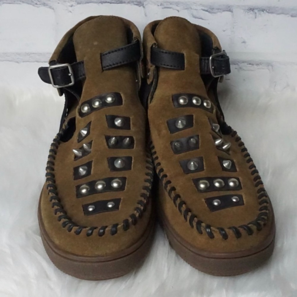 Coach Roccasin Cut Out Sneakers with Black Fringe
